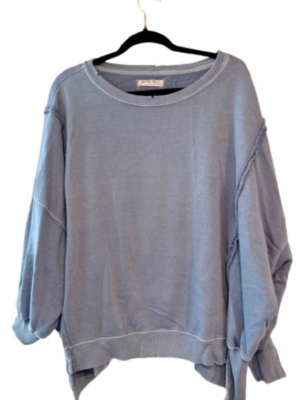 We the Free Free People Light Blue Women’s Relaxed Crewneck Sweatshirt